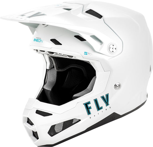 Carbon Solid Clet на Fly Racing Formula - бял 73-4494x