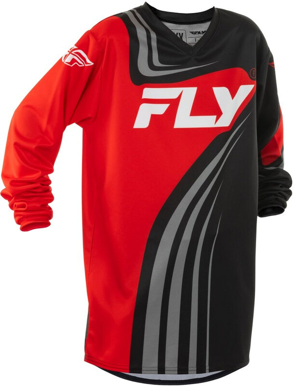 Fly Racing F-16 Youth Jersey-Black/Red/White 378-220ys