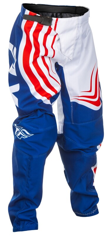 Младежки панталони Fly Racing F-16-Red/White/Blue 378-2322