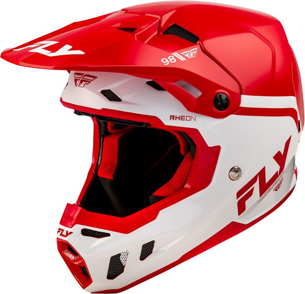 Fly Racing Formula CC Objective Helmet - Red/White 73-4347L