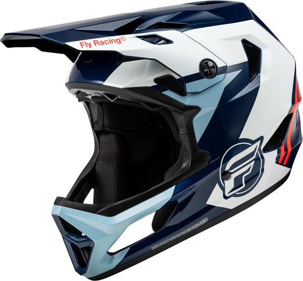 Fly Racing Rayce Bicycle Helmet - Red/White/Blue 73-3612S