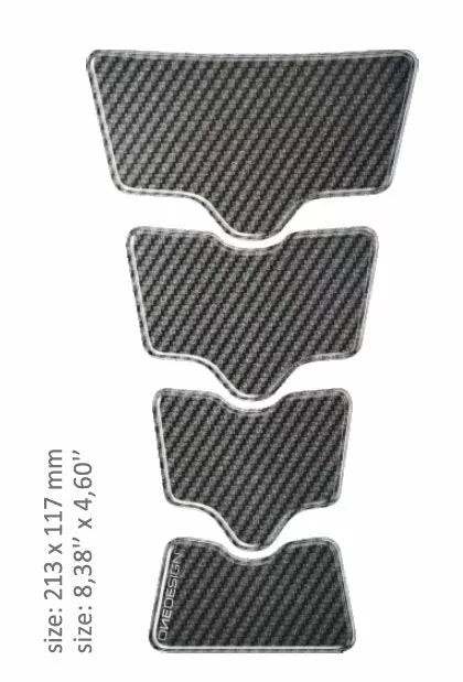 Onedesign Tank Pad Uni Gold Shape Carbon Cgzonefp
