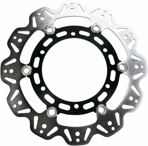 Ebc спирачка rtr flt vee wave blk fr vr2082blk