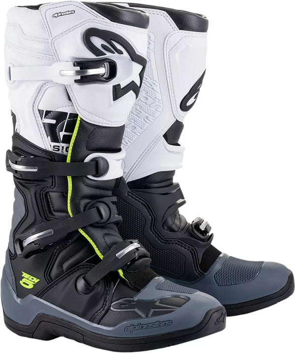 Alpinestars (MX) Boot Tech5 BK/Gy/WT 8 2015015-102-8