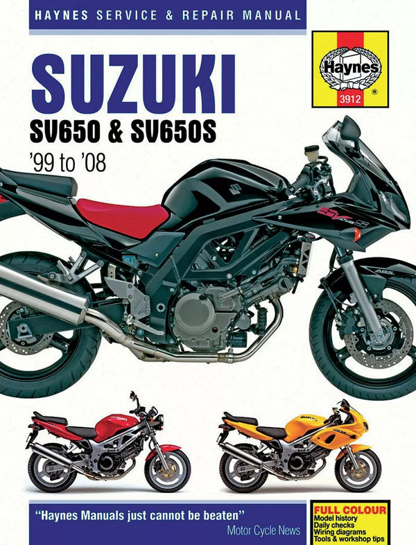 Ръководство за Haynes Suz SV650 3912