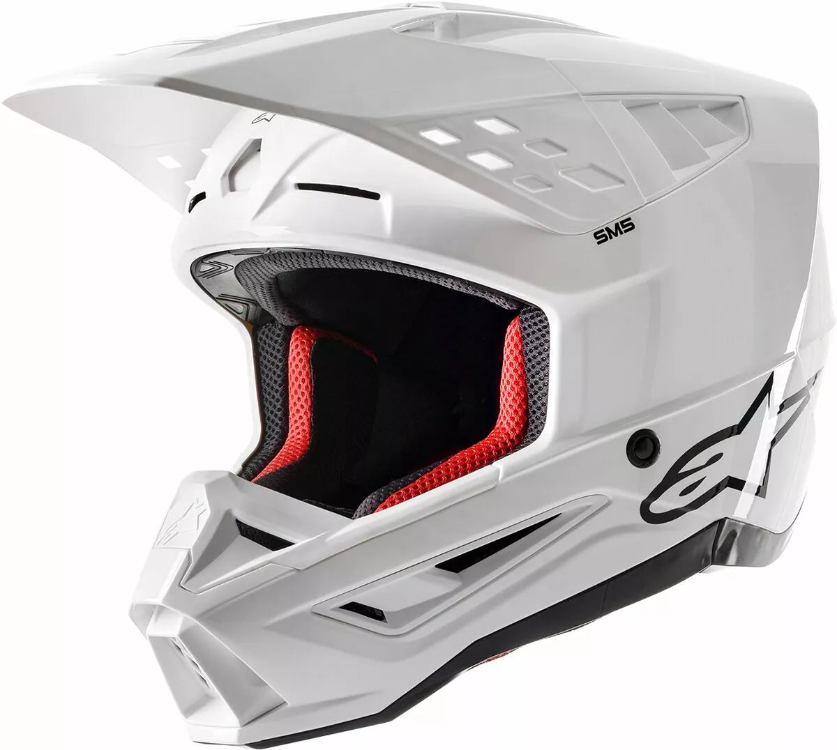 Alpinestars cross mc шлем supetech m5 твърдо бяло