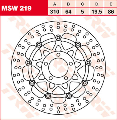 Trw ротор TRW MSW219 MSW219