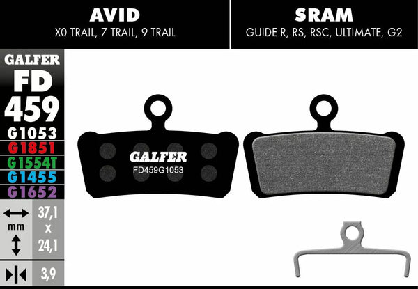 Galfer Brake Pad Performance FD459G1053