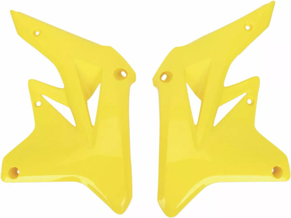 UFO SHROUD RAD RMZ250 07 YEL SU04901#102