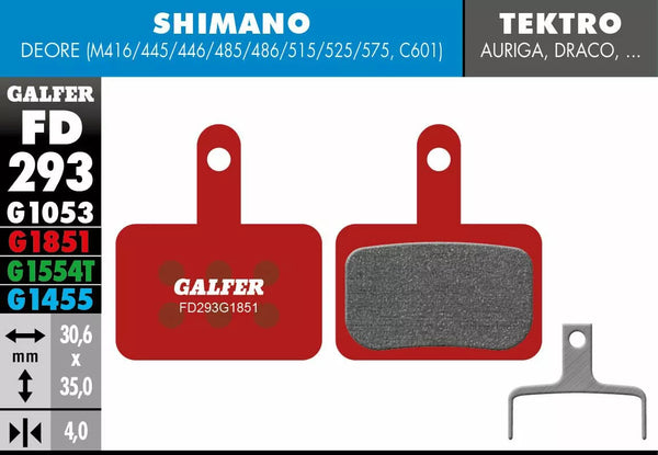 Galfer Brake Pad Advanced FD293G1851