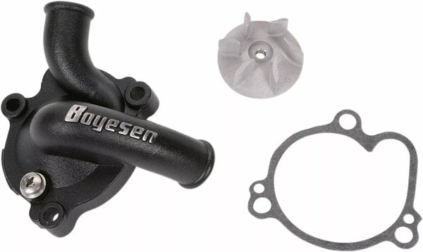 Boyesen Cover/Imp Wat Pump KX BLK WPK-12B