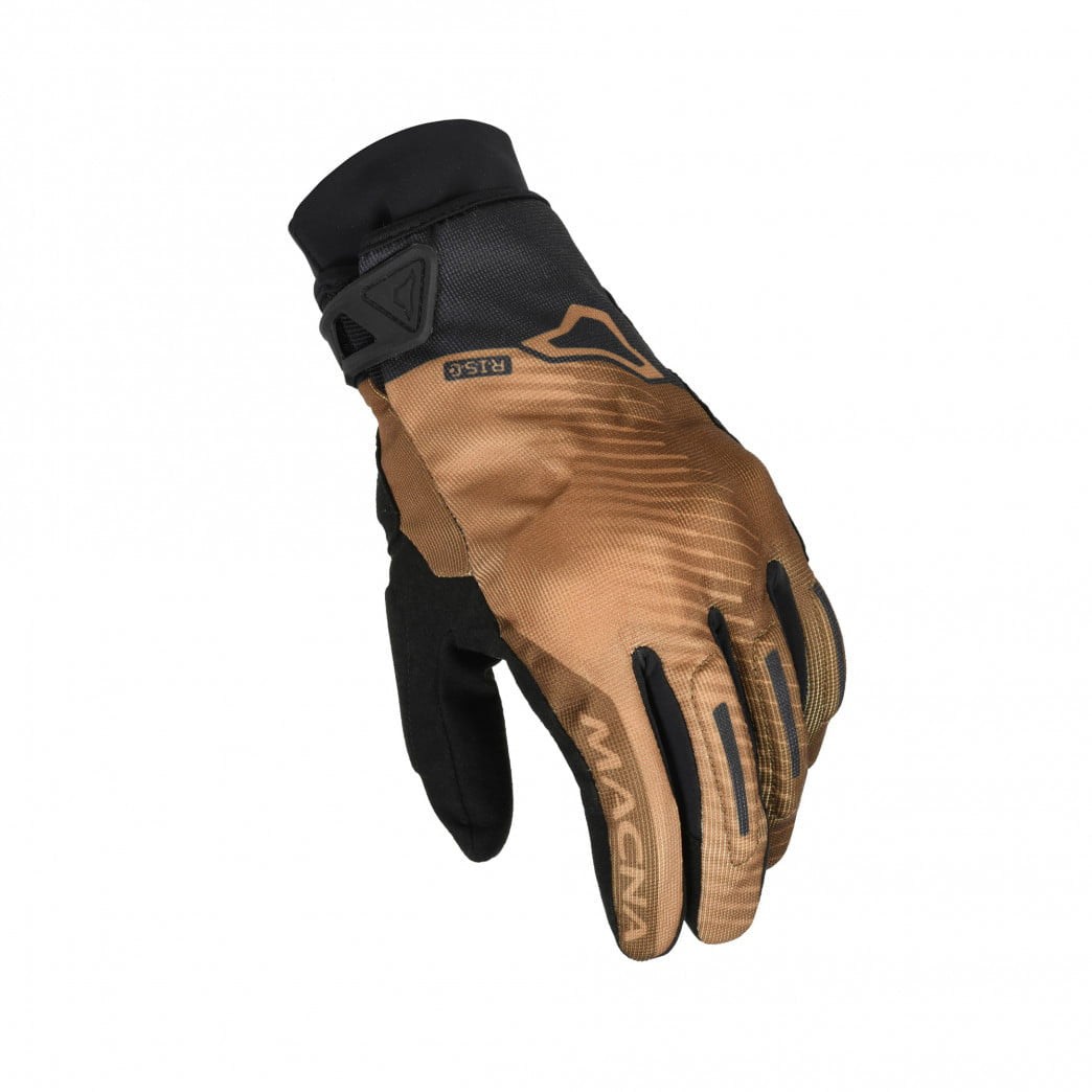 Macna MC Gloves Crew Waterproof RTX Black /Brown