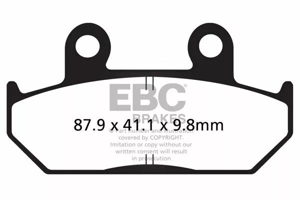 EBC спирачна накладка Vee Semisntrd FA124/2V