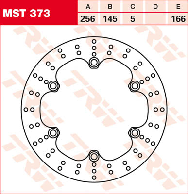 TRW спирачен ротор фиксиране кръг L/R MST373