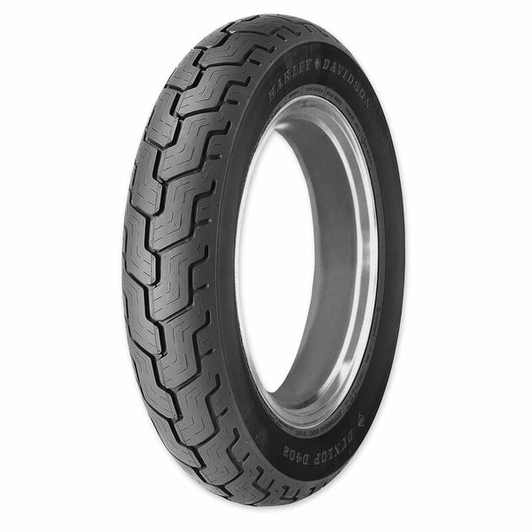 Dunlop Tyre D402 www (Harley-D) Wide-White-SgeWall Mu85 B 16 M/C 77H TL
