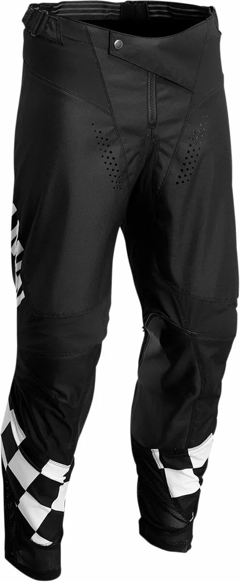 Thor-Hallman Pant Differ Cheq BK/WH 36 2901-9520
