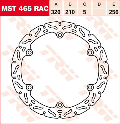 TRW спирачен ротор фиксиране RAC L/R MST465RAC