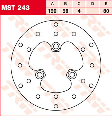 Trw ротор TRW MST243 MST243