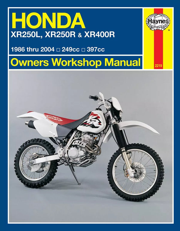 Haynes Manual HONXR250R/250L/400 2219