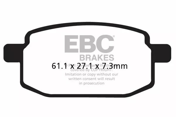 EBC спирачна накладка въглероден скутер SFAC169