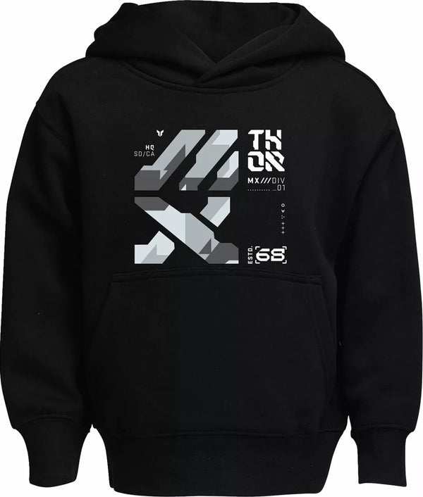 Thor Hoodie Youth Forge Black Lg 3052-0708