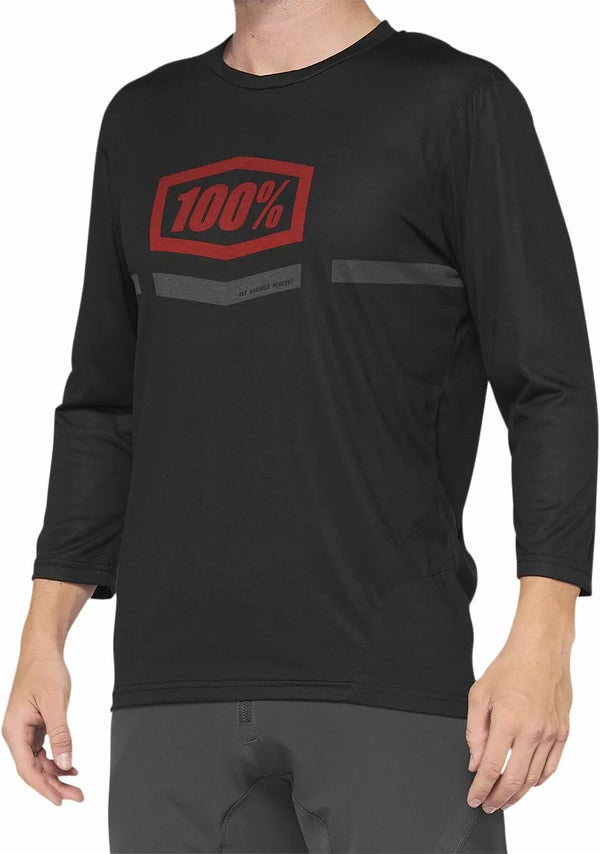 100% MTB Jrsy 3/4 ARTC BK/RD XL 40018-008