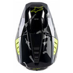 Alpinestars Cross MC шлем S-M5 Rover Black /Grey /Gulfluo