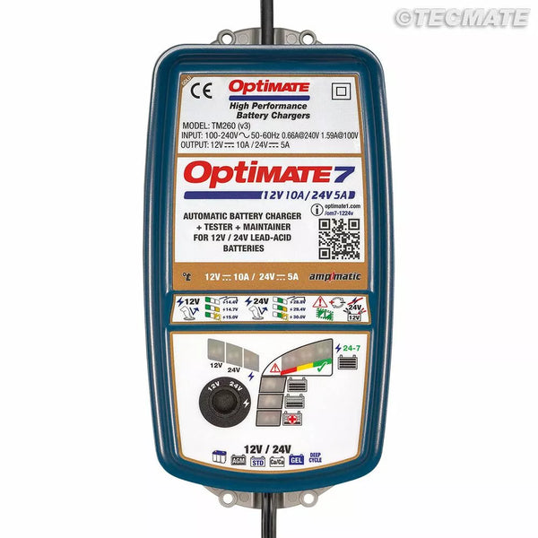 Tecmate Charger се отказва 7 12/24V TM260V3