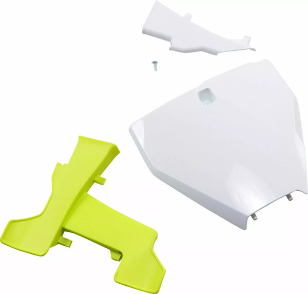 UFO frt# plate hva w/guide wh hu03395@041