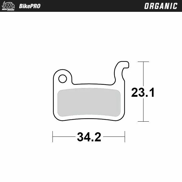 Мото-майстор спирачна подложка Organic 730141