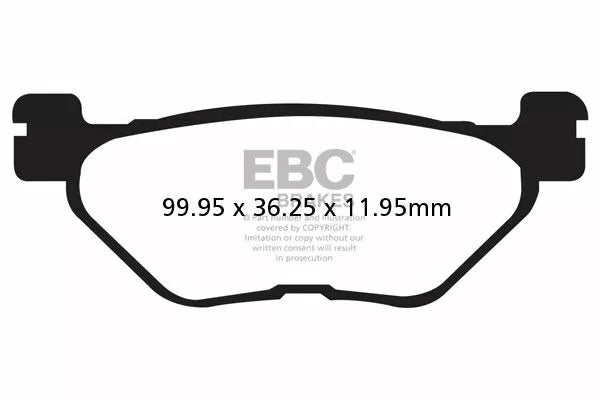 EBC спирачна накладка въглероден скутер SFAC319