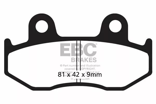 EBC спирачна накладка въглероден скутер SFAC323