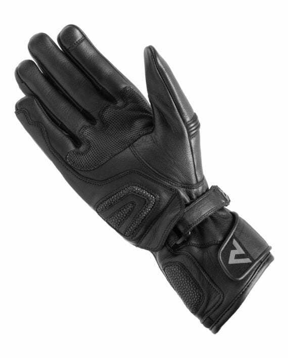 Rebelhorn Women MC Gloves Patrol Long Black