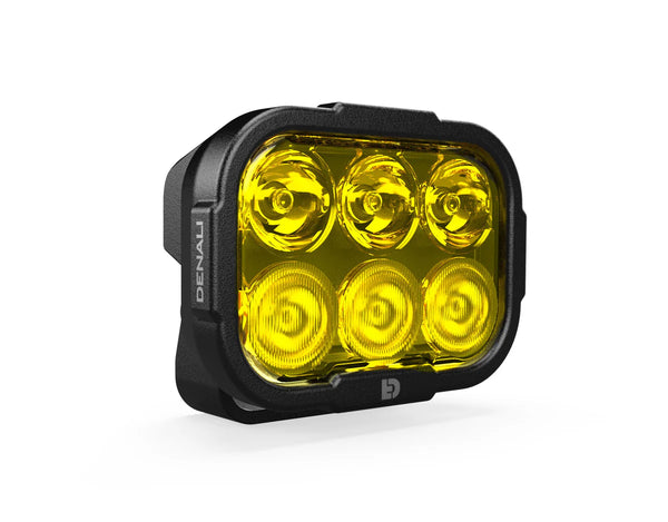 Denali DL6 Hybrid LED LIGHT LIGHT - Жълта леща - Единица (DNL.DL6.050.Y)