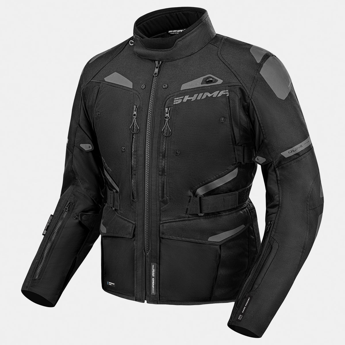 Shima textile mc-jacket dune черно