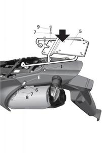 SHAST TOP BOX BRACKET - HONDA FMX 650 FUNMOTO (H0FM65)