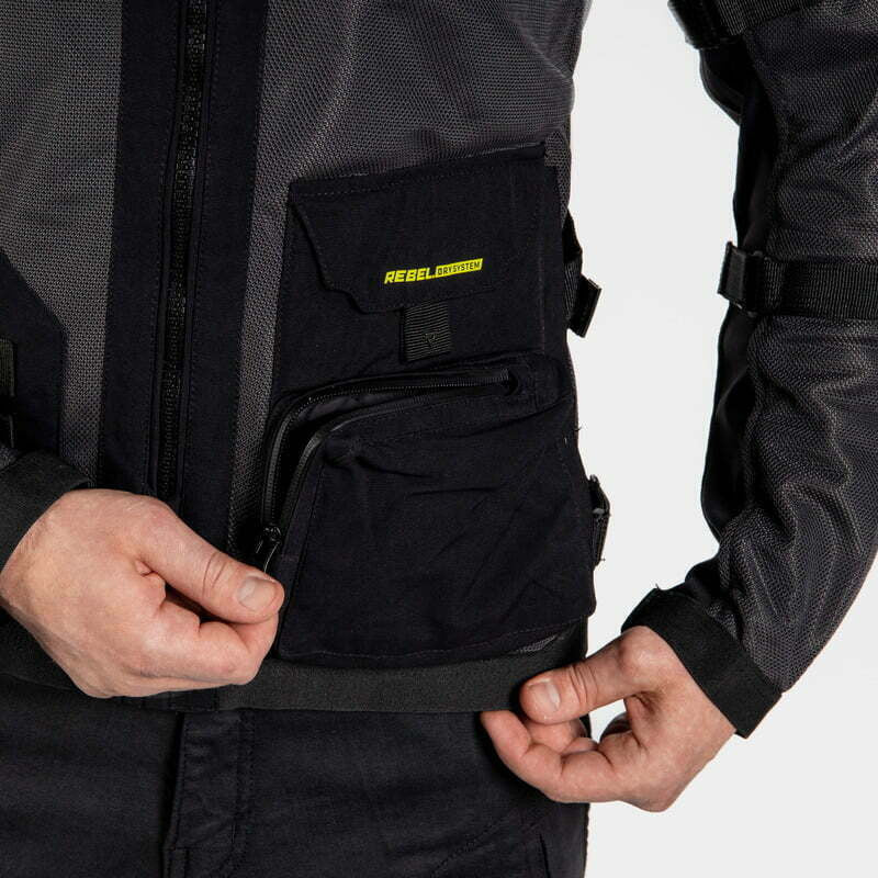 Rebelhorn Textile MC jacket brutale black /flu