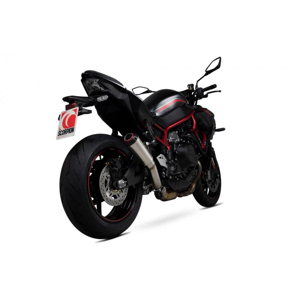 Kawasaki Z H2 2020-2025 Red Power Slip-On Freshed Luse от неръждаема стомана в ръкав
