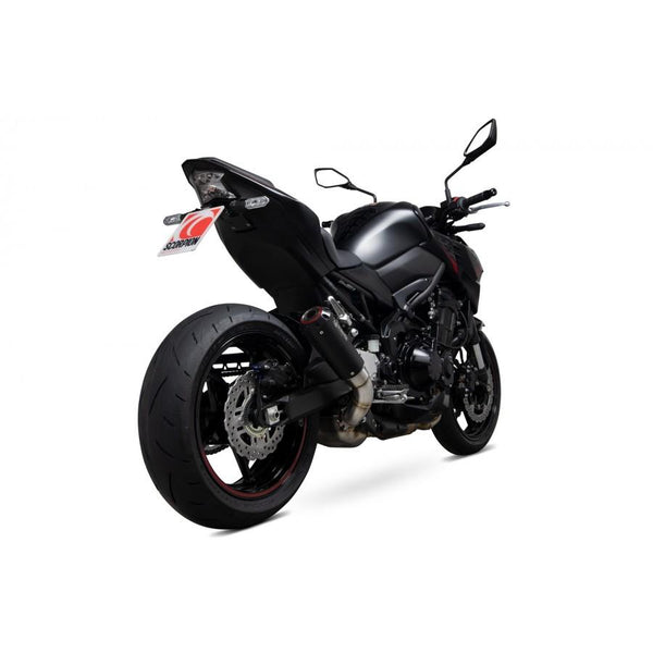 Kawasaki Z900 2020-2025 Red Power Slip-On Черно керамично покритие в ръкав. Не ни пасва на модела.