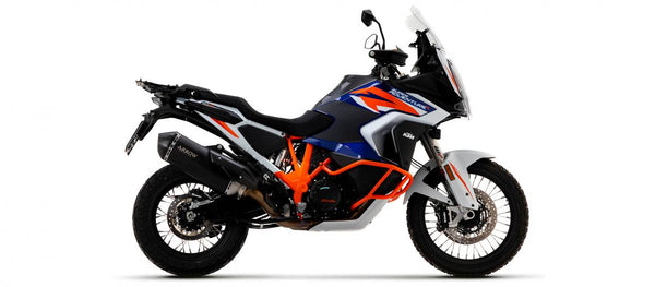 KTM 1290 Super Adventure Homologated Dark Titanium Sonora Silencer with Carbon Endcap