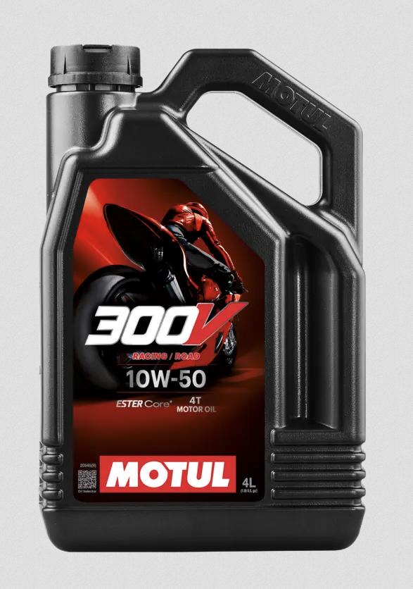 Motul 300V 4T фабрична линия Road Racing 10W-50 4 L (4-ва/картон)