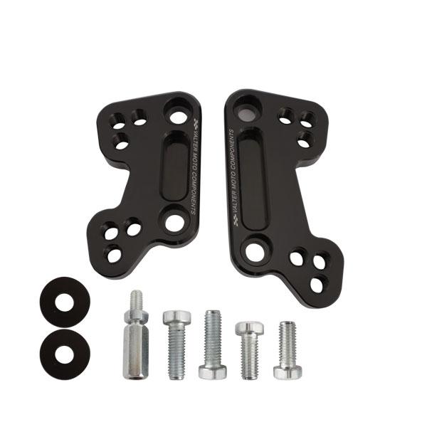 Регулатор на задното място за OEM заденсти Kawasaki Ninja 250R 08-15/300R 13-15 черно