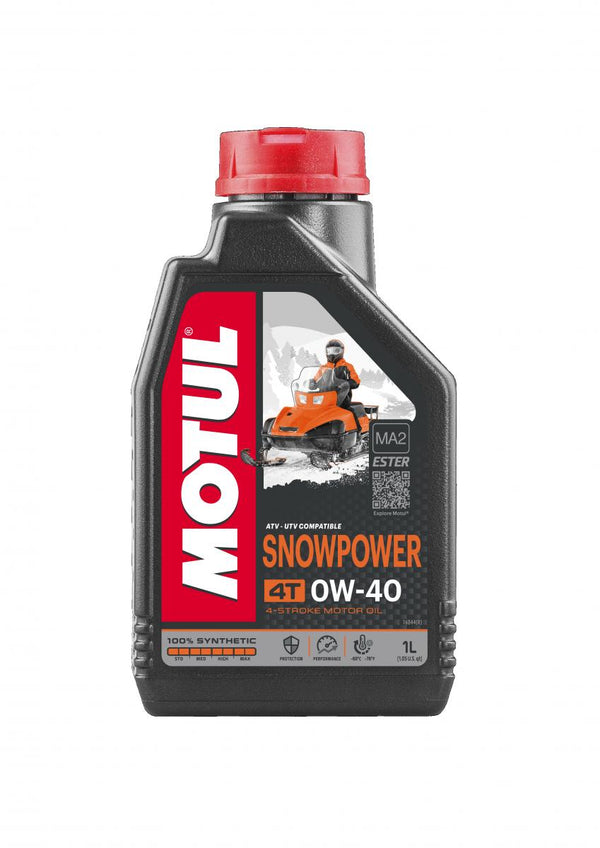 Motul Snowpower 4T 0W-40 1 L (12бр./Картон)