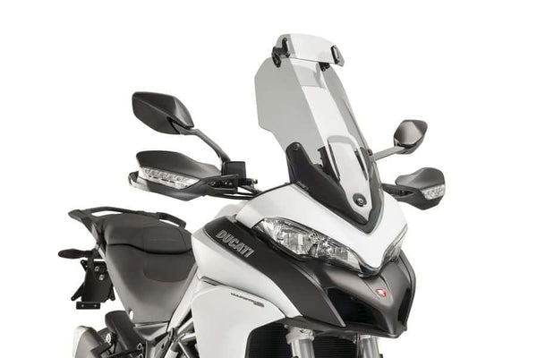 Visor MultiaDjustable Clip-on 220x90mm. C/Smoke
