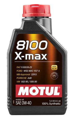 Motul 8100 X-Max 0W40 1L (12бр./Картон)