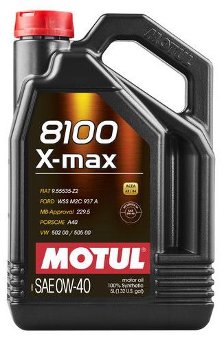 Motul 8100 X-Max 0W40 5L (4 бр/картон)
