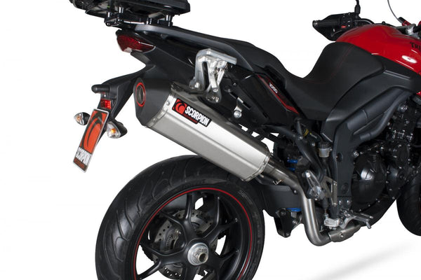 Triumph Tiger 1050 Sport 2013-2021 Serket успоредно приплъзване с четка от неръждаема стомана ръкав