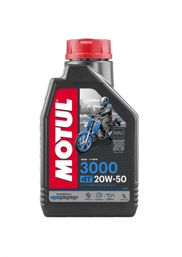 Motul 3000 4T 20W-50 1 L (12бр./Картон)