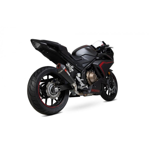 Honda CBR500 R 2019-2025 Serket Taper Slip-On Carbon Fiber Fiber ръкав