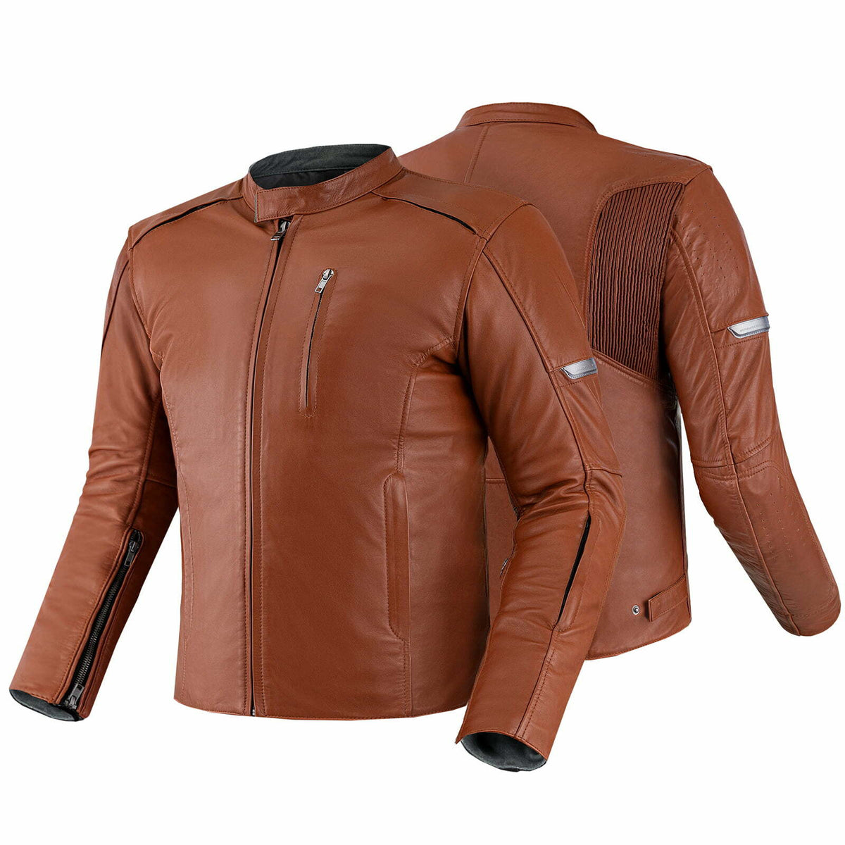 Shima Mc-Leather Jacket Hunter+ 2.0 светлокафяв